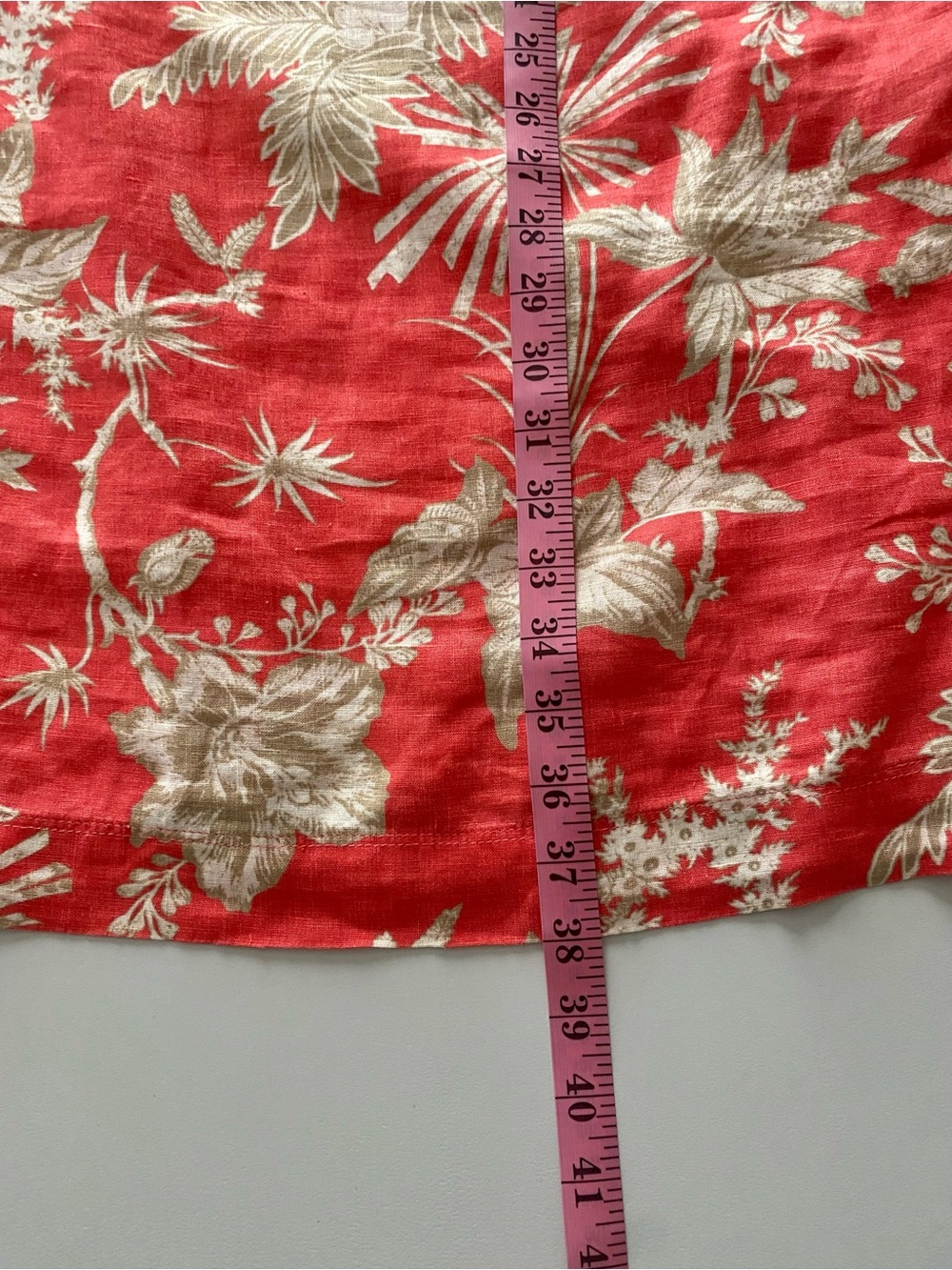 J.Jill Love Linen Tropical Floral Print 100% Linen Coastal Shift Dress Size XLP - Picture 12 of 12